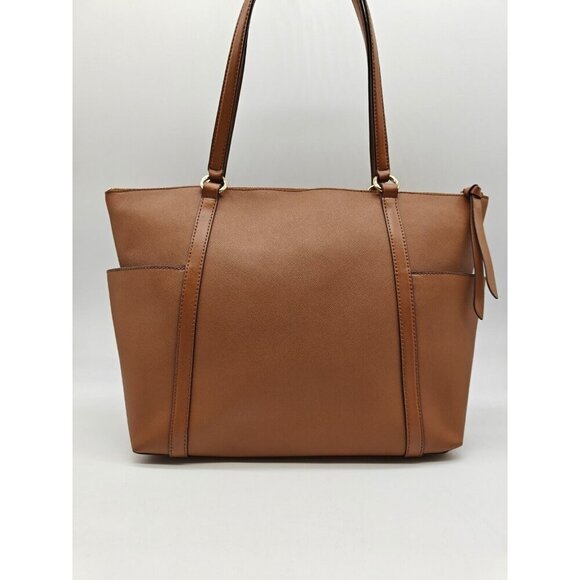 MICHAEL KORS Sullivan leather side pockets large tote bag - Brown/Luggage - Picture 6 of 15